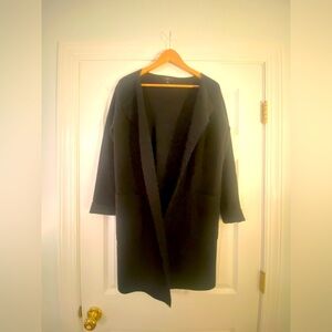 J. Crew Black Open Front Cardigan